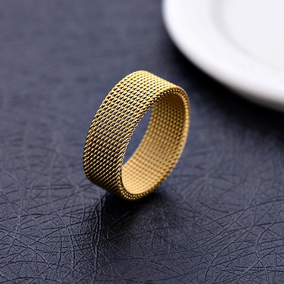 Mesh Wave Ring