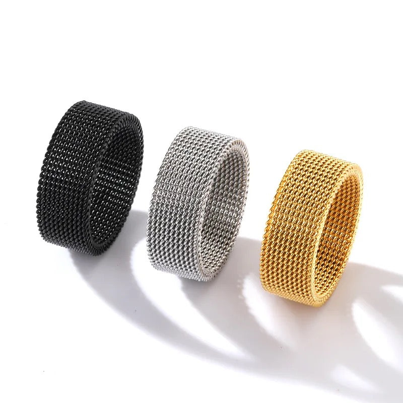 Mesh Wave Ring