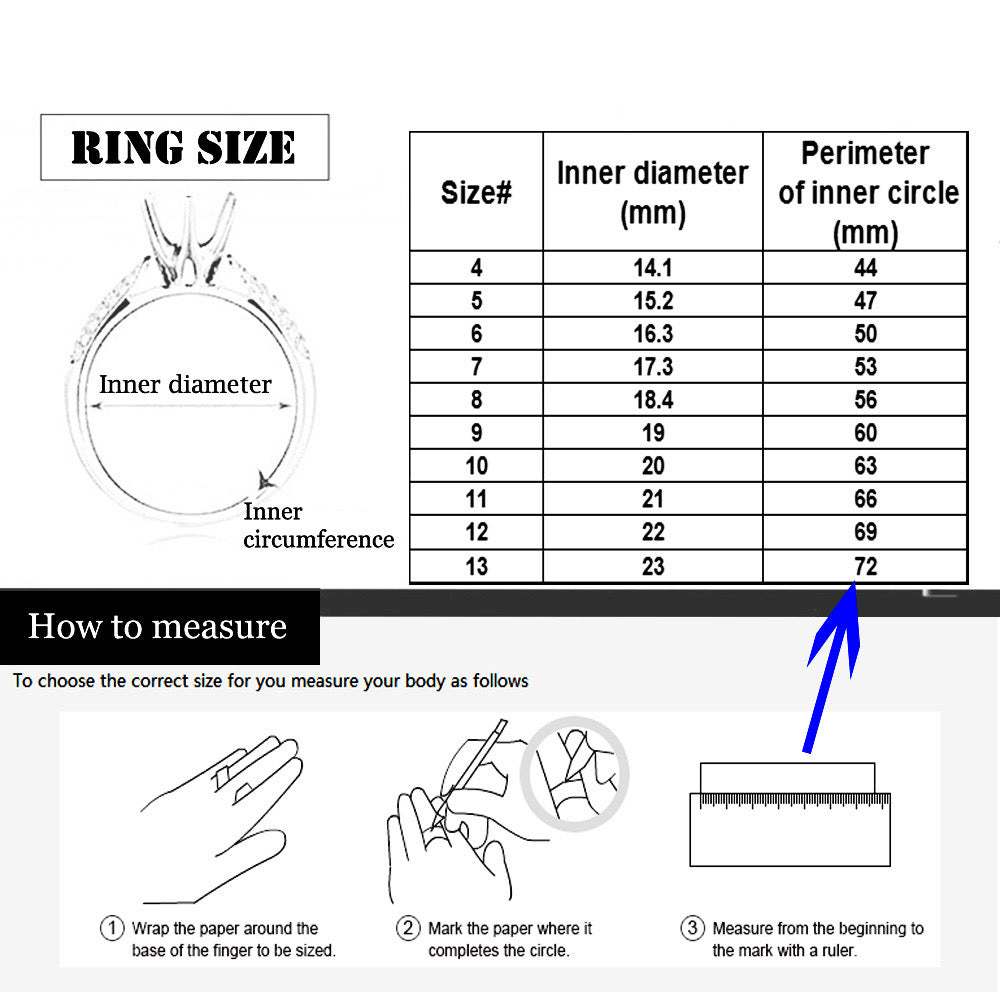7 Layer Iced Out Ring